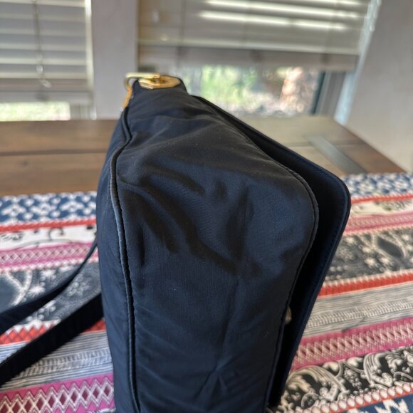 Bally Black Padded Nylon Crossbody Bag, Vintage - Picture 6 of 11